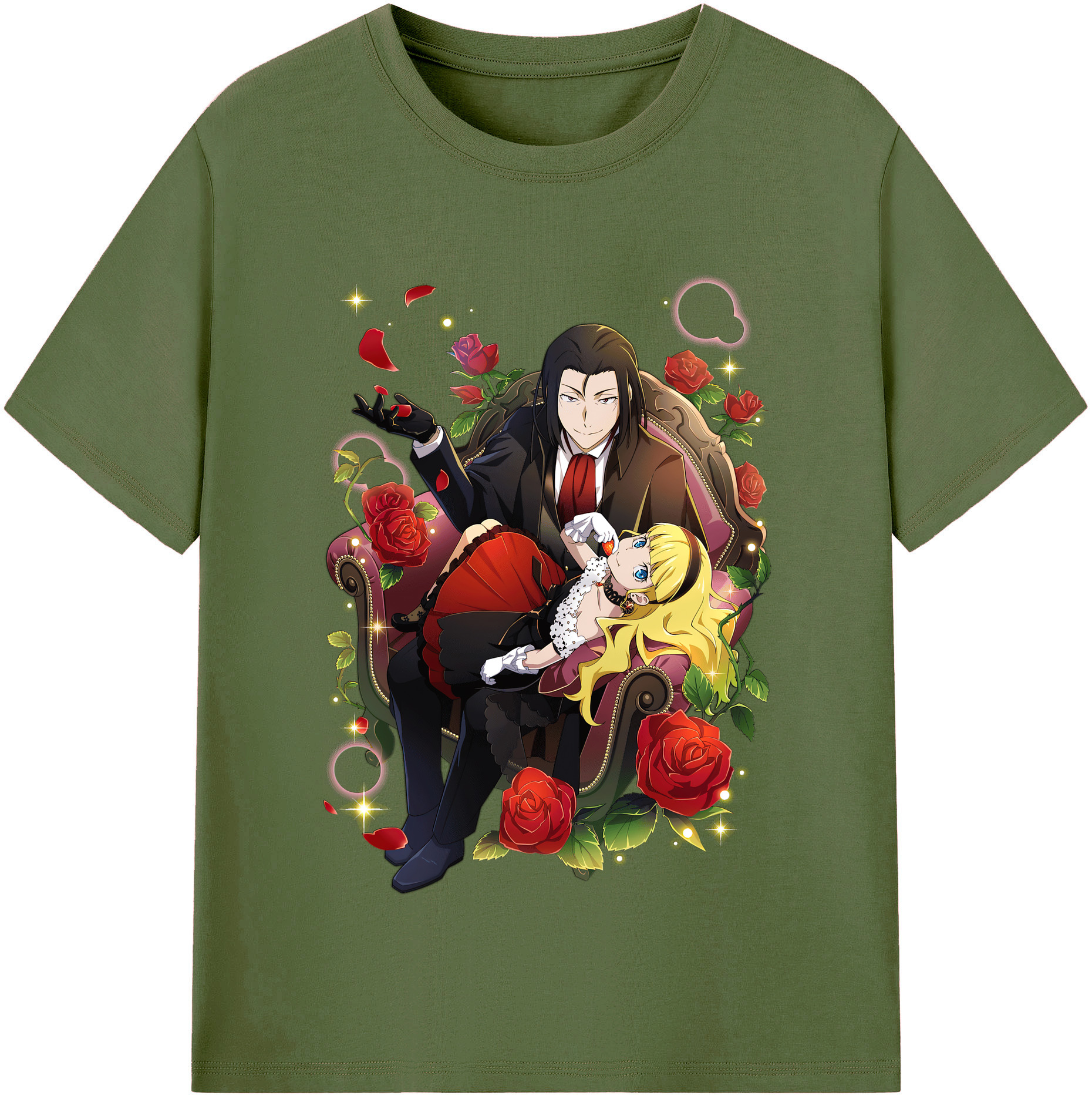 （画像用） 文豪ストレイドッグス Bungo Stray Dogs 綿100％半袖Tシャツ（フロントプリント）